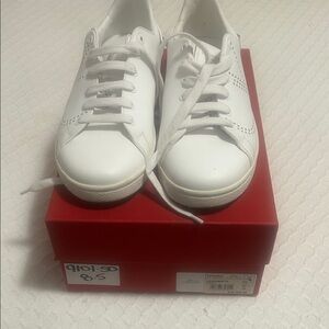 Valentino Garavani White Leather Sneakers